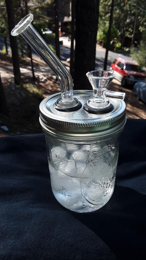 Bong Making Kit  Turn « Your » 16 oz. Mason Jar Into a Quality Bubbler Bong!