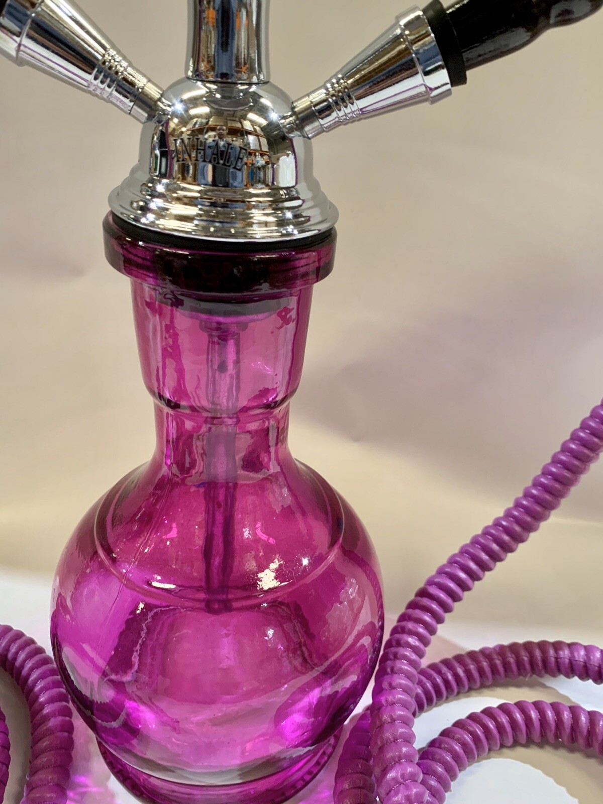 INHALE 17 INCH 1 HOSE JUNIOR HOOKAH IN A HARD SUITCASE