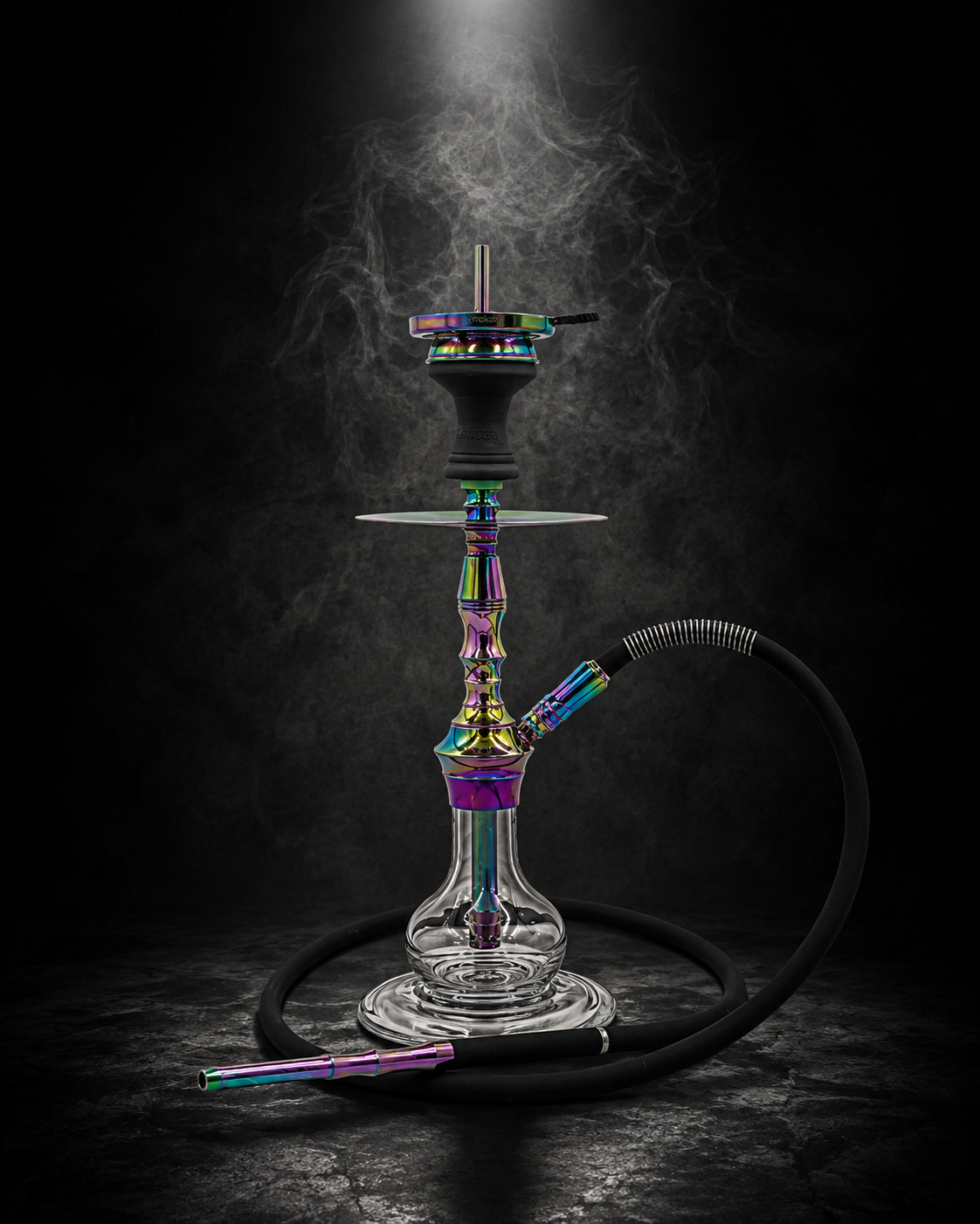 21&Prime; MOB Alpha Hookah | Oil Spill | Premium Luxe Hookah