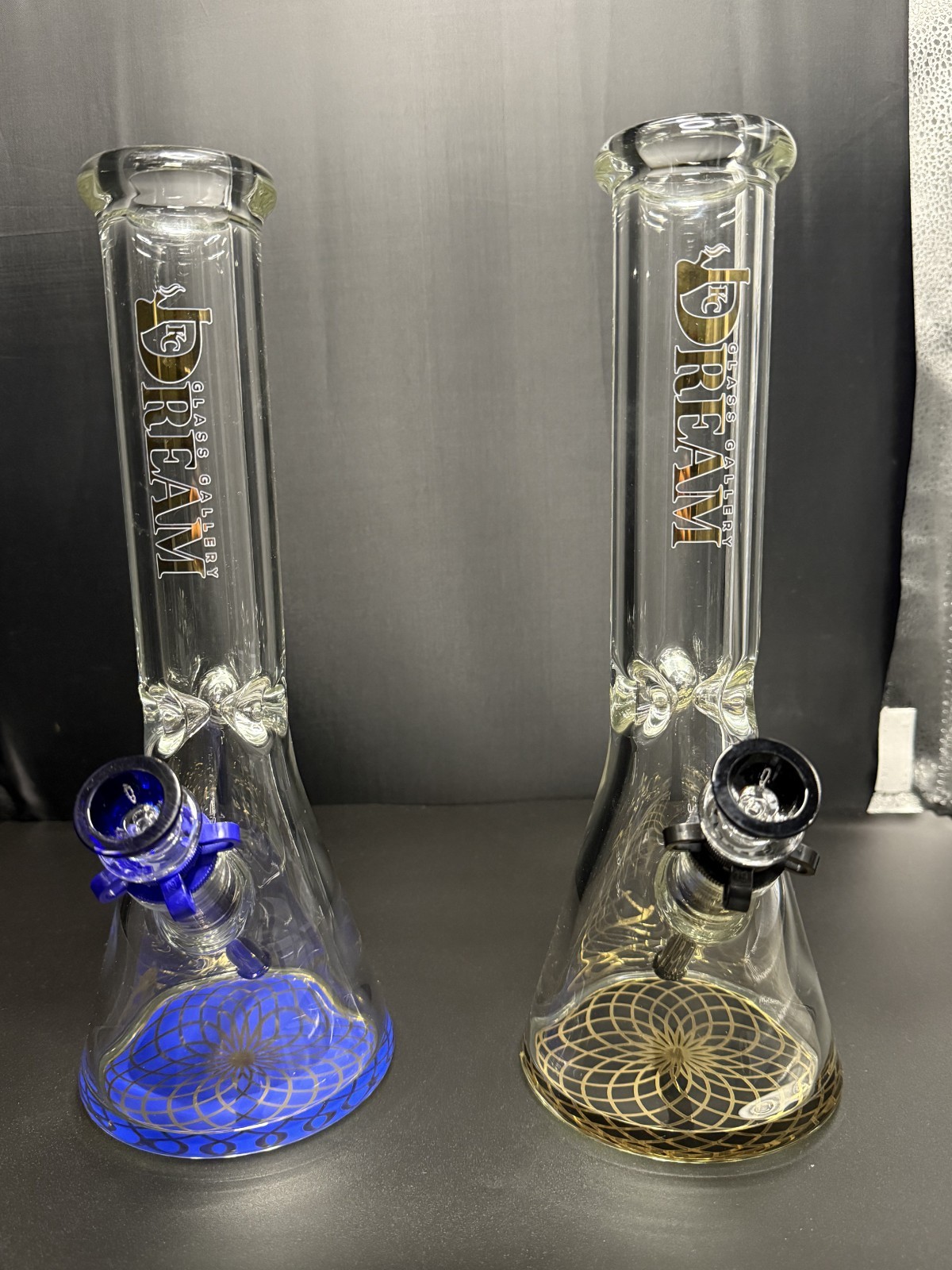 9mm Heavy Thick Glass Water Pipe Bong Beaker 14 Inch. Quality Piece