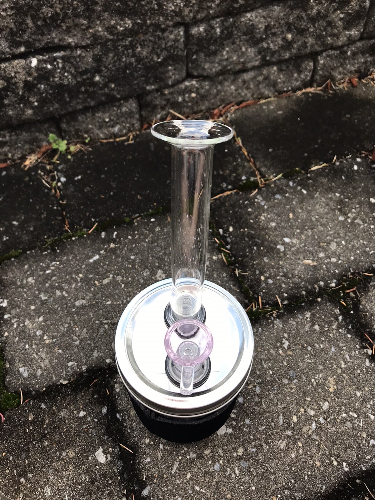 Showerhead Downstem Mason Jar Bong 16oz 14mm Mouthpiece Bowl Water Pipe Bubbler