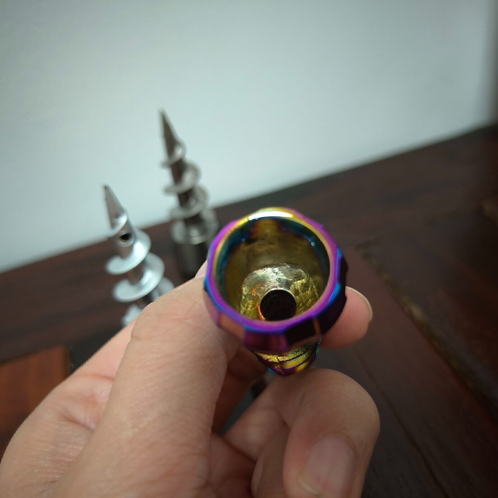 2-Pack Metal Spiral Waterpipe Bowl Accessory Convenient and Durable Smoking Tool