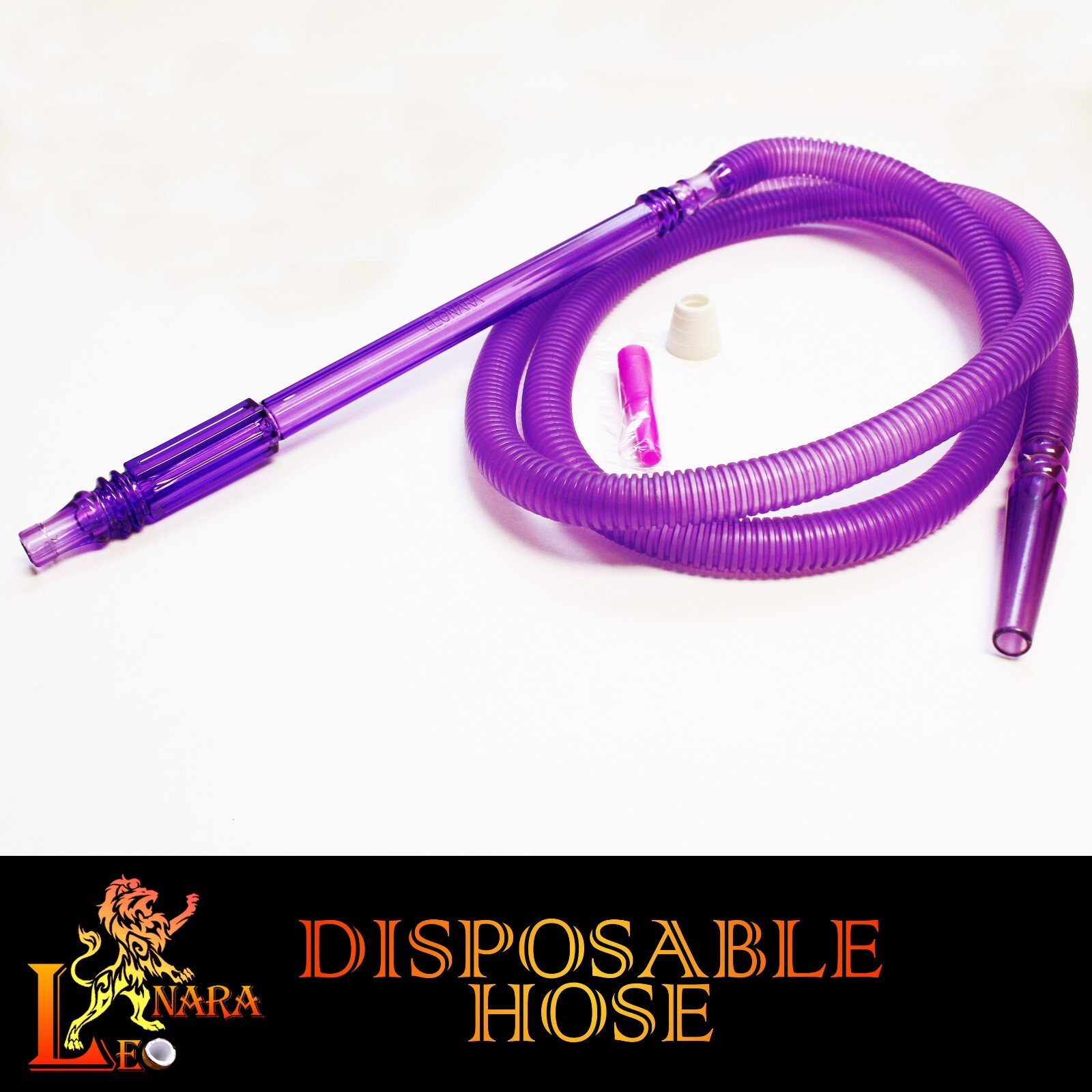 Hookah Hose Disposable 4 Variety Colors- 4 Pack (4 Pack)