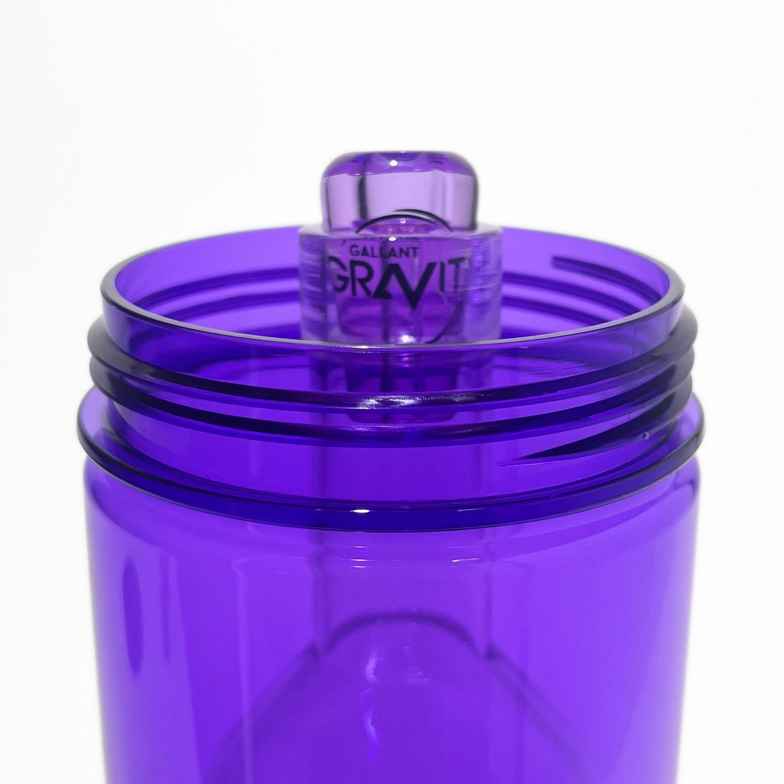 (Purple) Gallant Glass Gravity Bong Hookah by Gallant Gravity with Glass Bowl