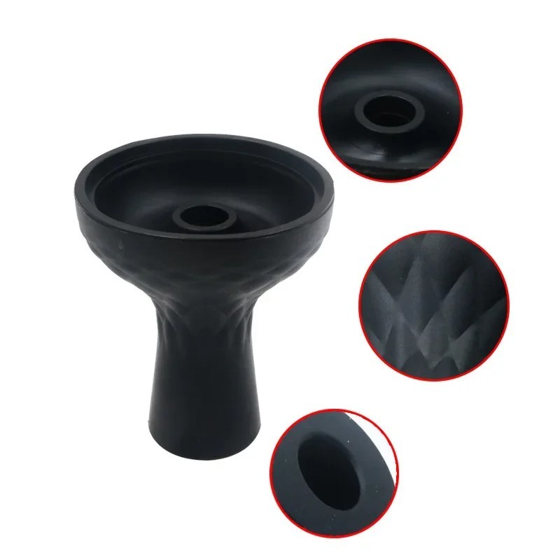 High Quality Silicone Hookah Bowl One Hole Shisha Head Sheesha Chicha Accessory✨