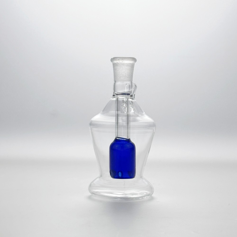 MINI 3.5&Prime; Rhombus Glass Bong Smoking Water Pipe Hookah Bubbler W/BOX Full Set