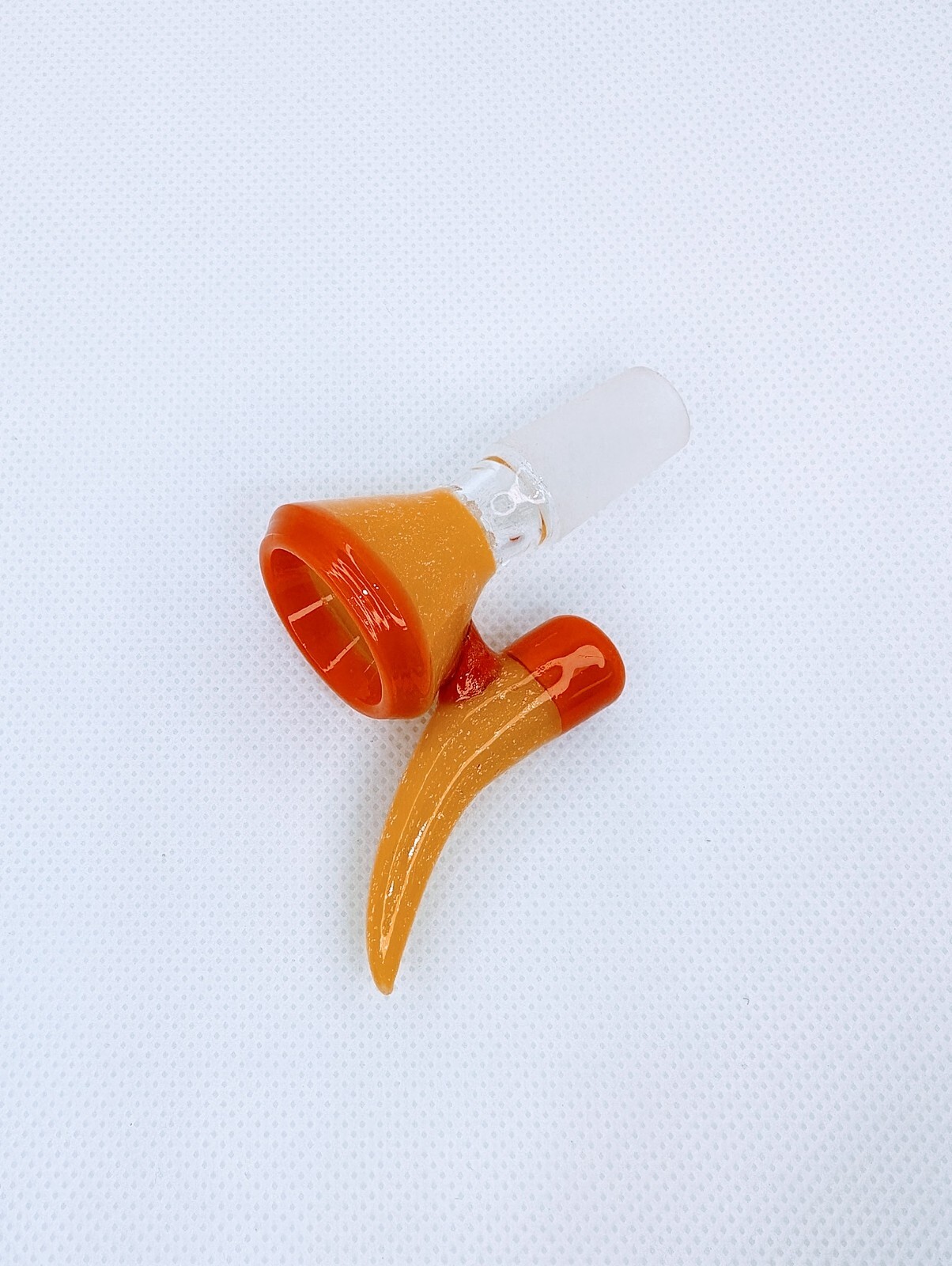 2.5&Prime; Candy Corn Screen Bowl Crushed Opal 14mm Glass Funnel Slide Bong Hookah