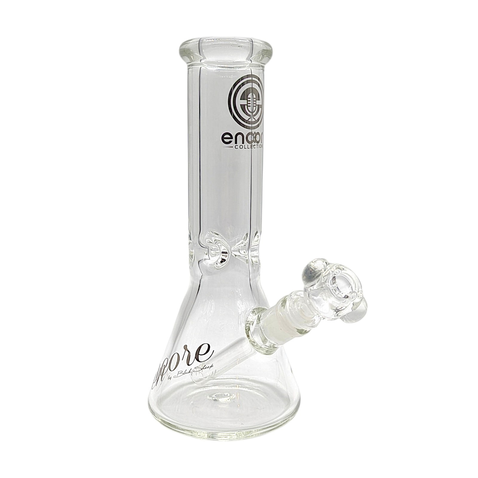 10&Prime; Encore 9mm Thick Glass Beaker Tube Bong Water Pipe Heavy Duty 14mm Bowl