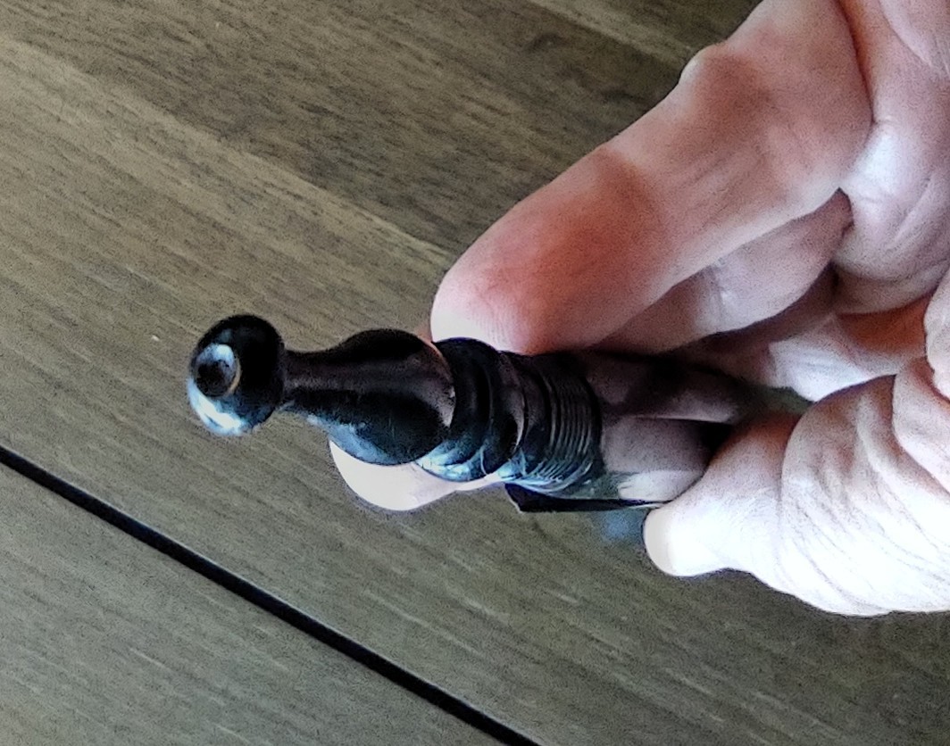 Antique Indo Persian Qalyan Hookah Parts Lot 19th C Carved Wood As Is