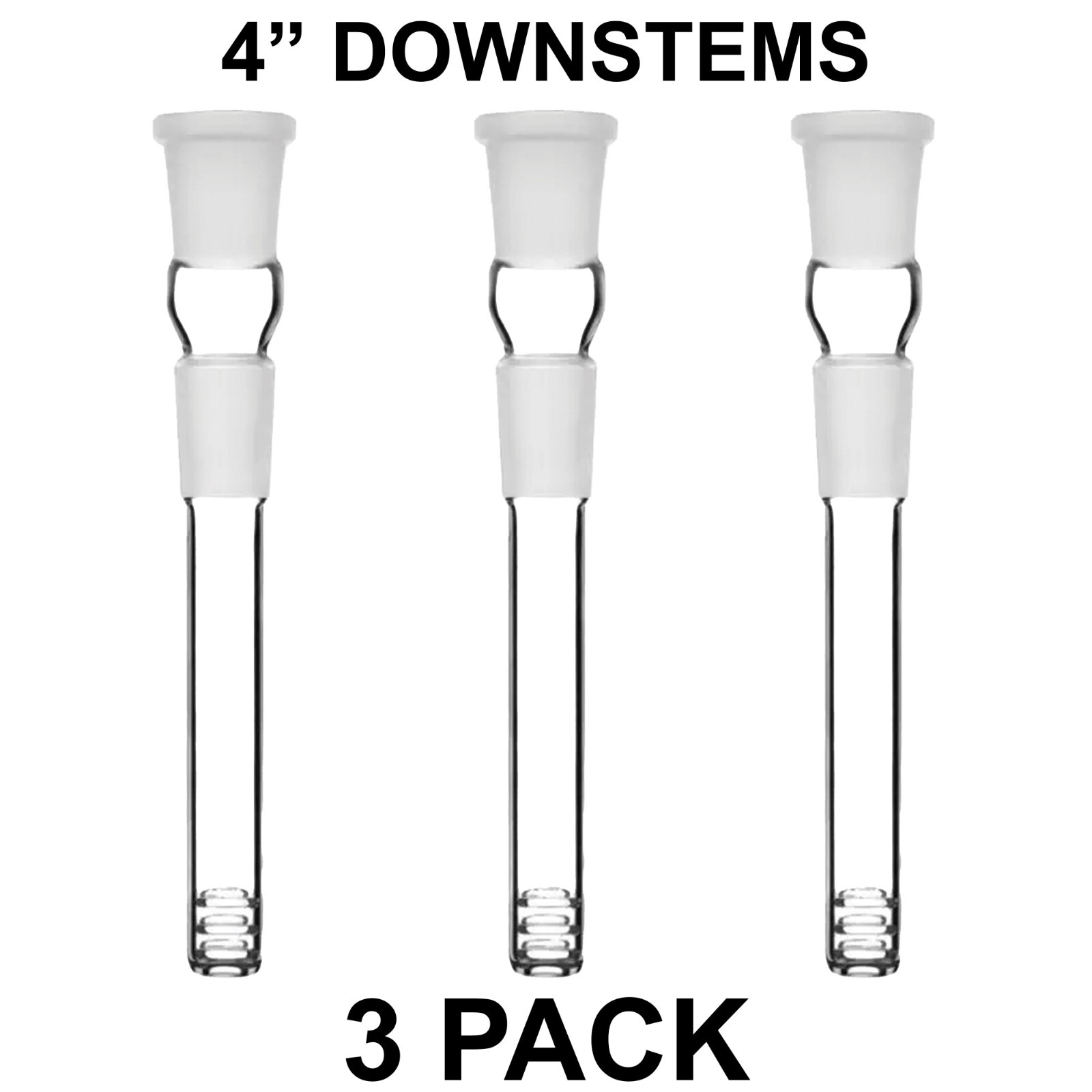 Glass Downstem 4&Prime; 18mm x 14mm Hookah Water Pipe Down Stem Hookah