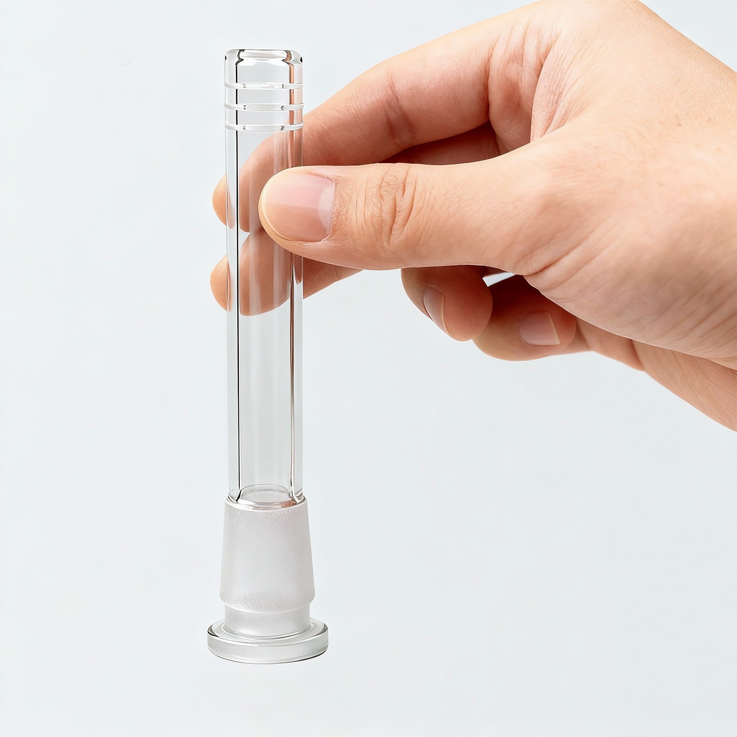 3-Pack 4.3 » 14mm Glass Downstem and 14mm Male Bowl Piece for Glass Bong-US SHIP