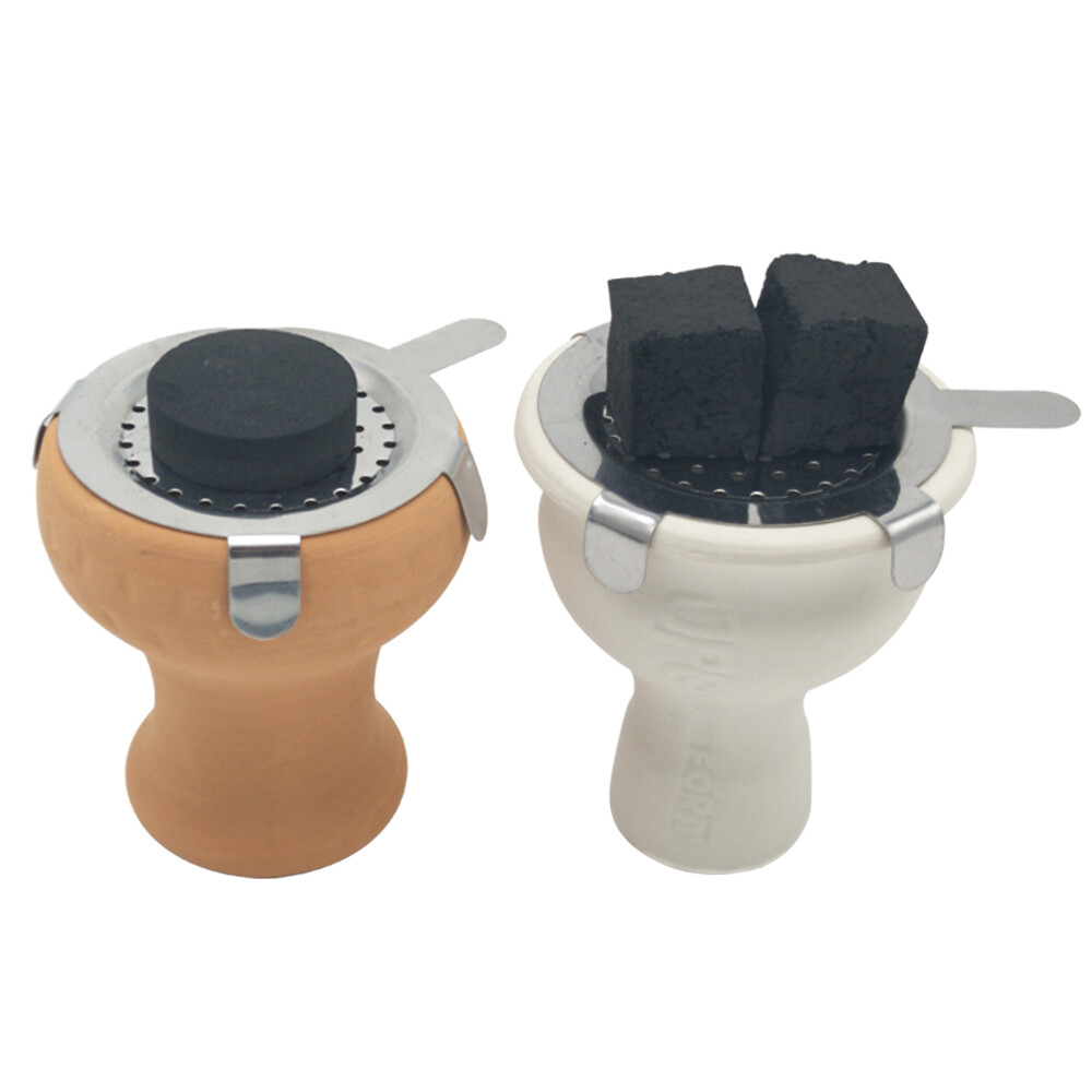 2pc Metal Hookah Charcoal Holder sheesha Chicha Narguile Shisha Bowl Accessories