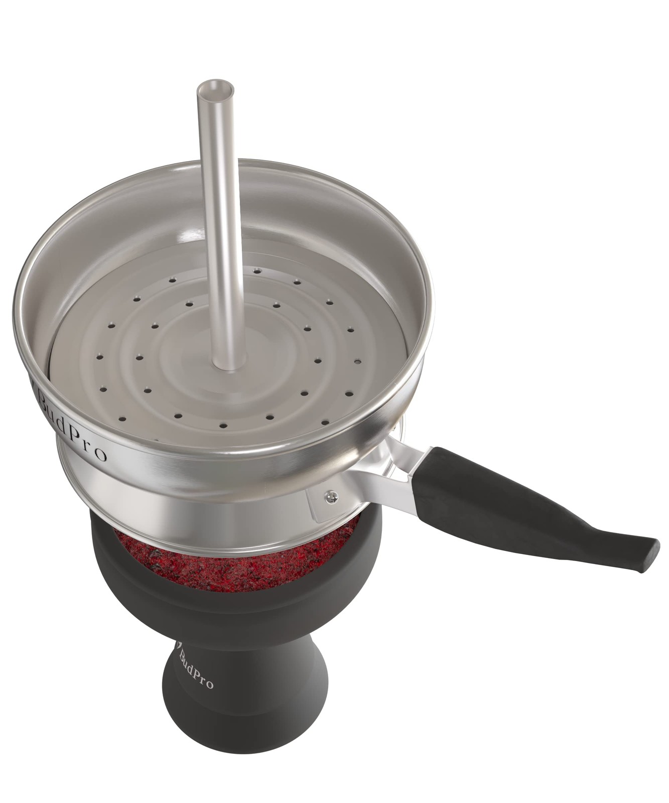 BudPro Hookah Bowl Set – Silicone Hookah Bowl with Heat Management Device Scr…