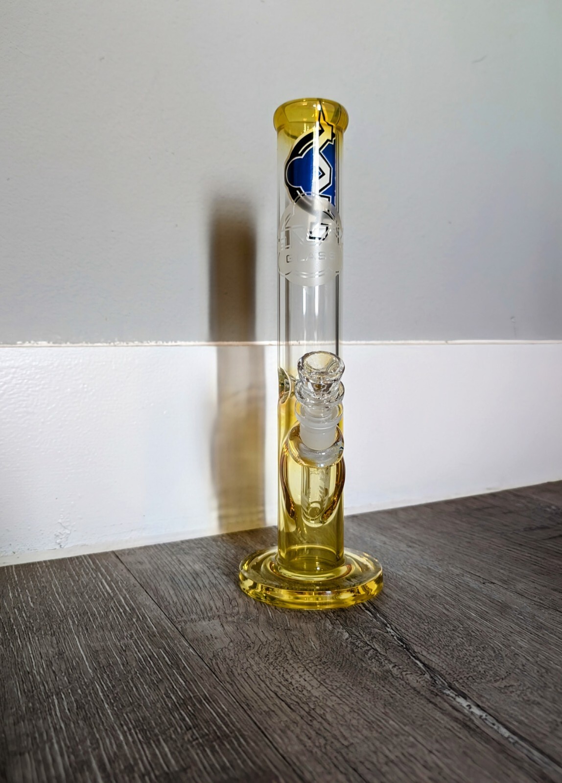 HVY 10&Prime; Fumed Straight Glass Bong Water Pipe – NEW