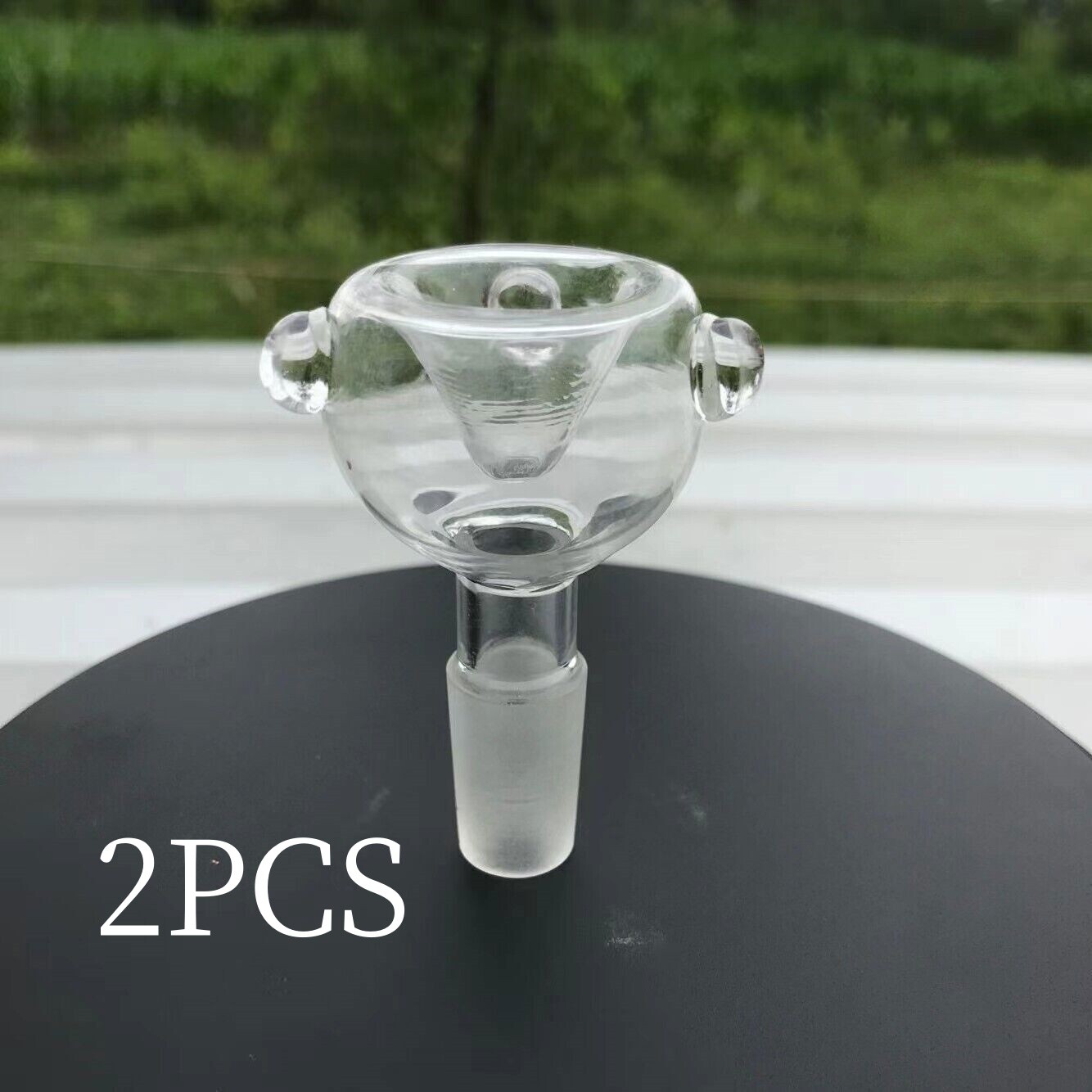 2PCS 18mm Male Bowl Thick Glass Bowl For Glass Bong Pipe Slide Replacement Parts