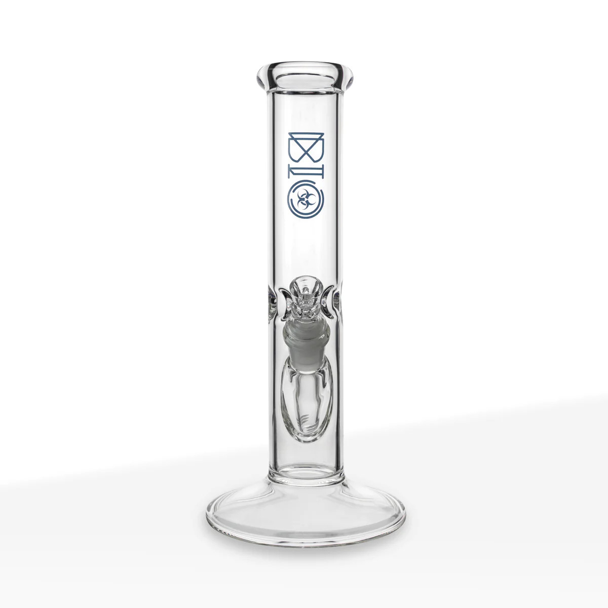 BIO Glass Classic Straight Water Pipe | Blue | 14mm | 12&Prime;