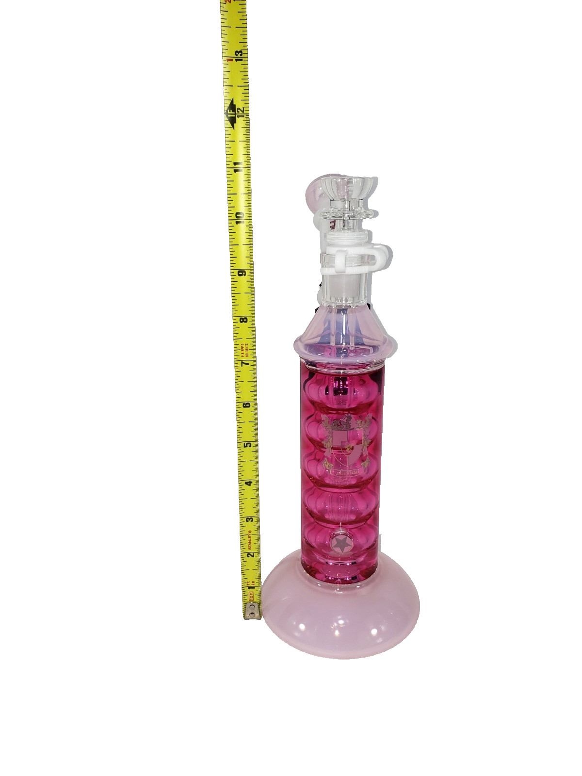 11&Prime; PHOENIX STAR GLYCERIN FREEZABLE COIL STRAIGHT BONG 2 Bowls