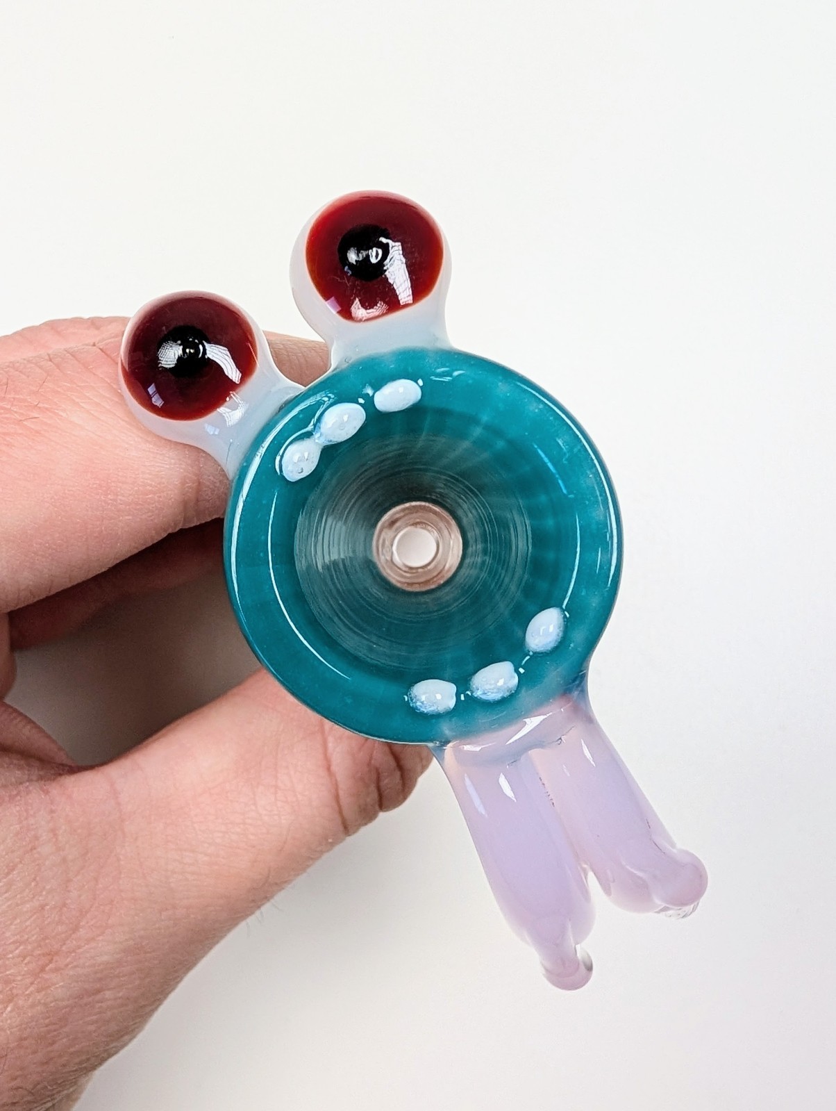 14mm Cobalt Cosmic Goop Premium Quality Glass Bowl Slide Bong Water Pipe Hookah