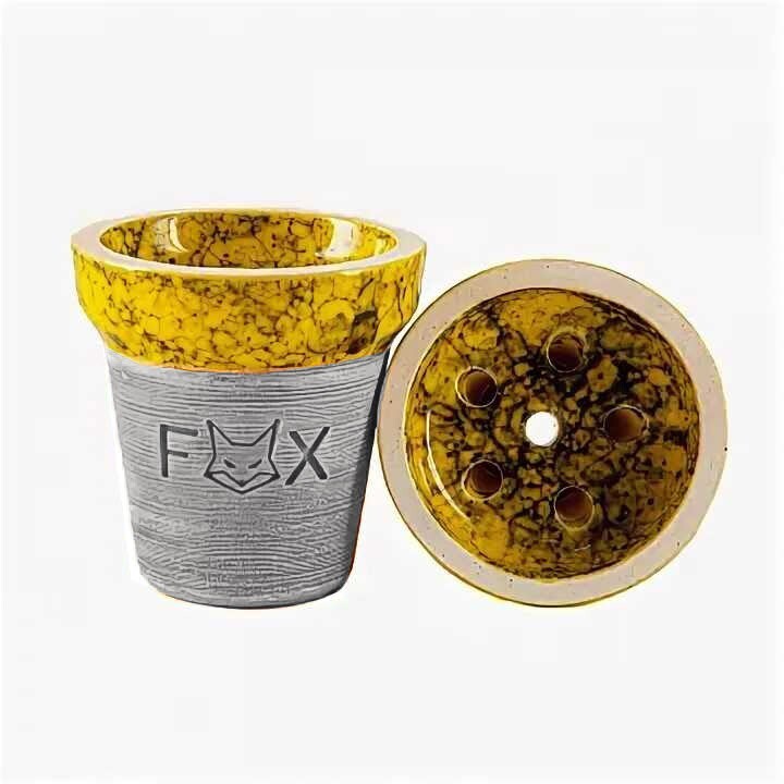 Hookah Bowl FOX CLASSIC GLAZE YELLOW Shisha 15-20 g 0022