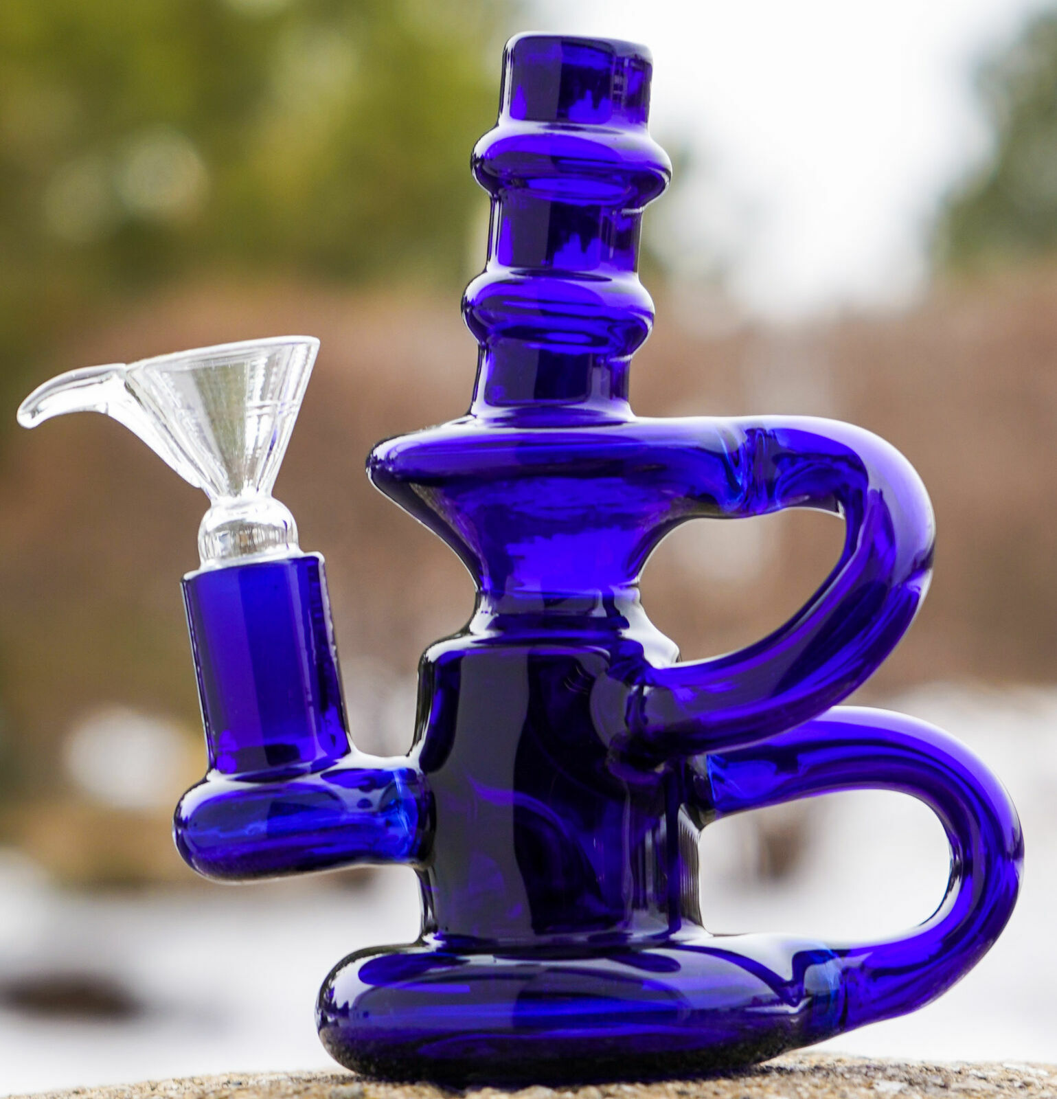 7&Prime; Premium Glass Water Pipe Bong Bubbler Percolator Hookah Free Shipping