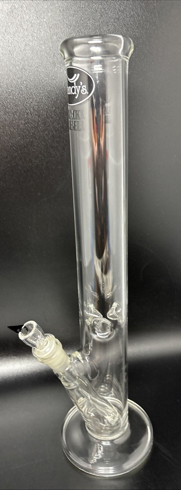 Vintage Randy’s Waterpipe Bong 16.5 In Smoking Tobacco Cylinder Bottom Made USA