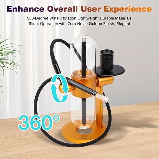 New Gold Gravity Infuser 15” 360 Degree Water Rotation