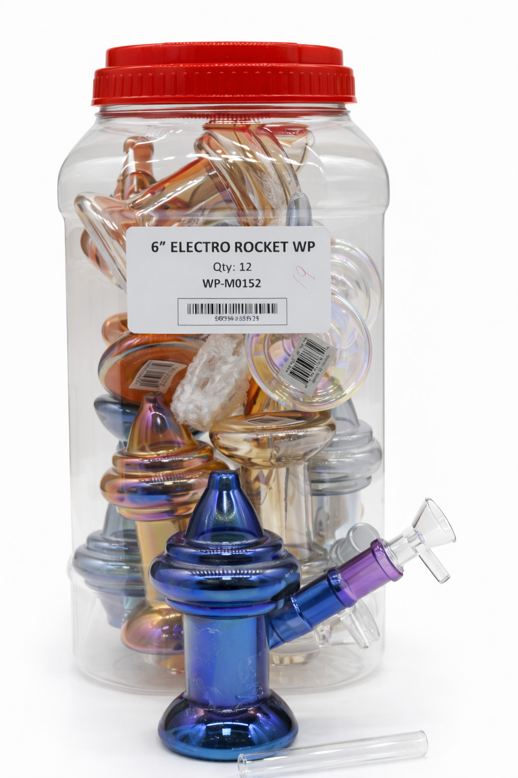 AK 6&Prime; Electro Rocket Glass Beaker WP-MO152 – Premium Multi-Use Glass Piece (1CT)
