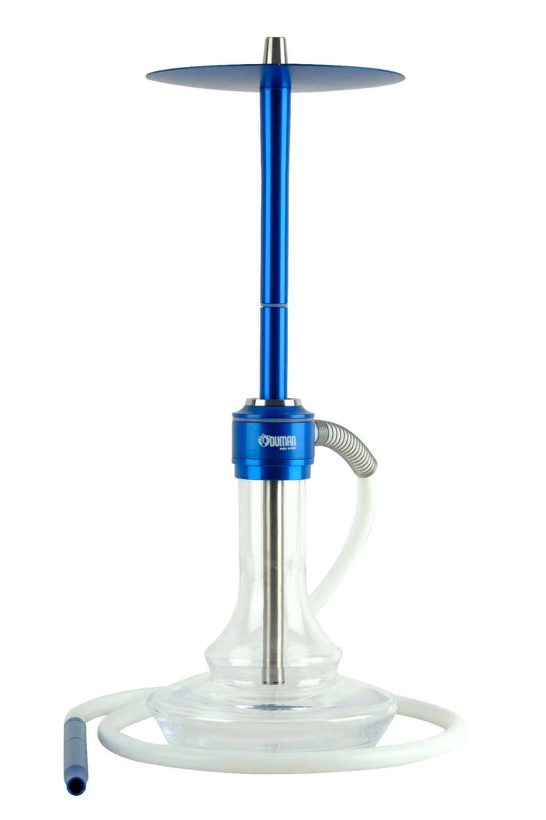 ODUMAN NOVA HOOKAH – CLEAR GLASS – BLUE BODY, Shisha Hookah Nargile EXPRESS
