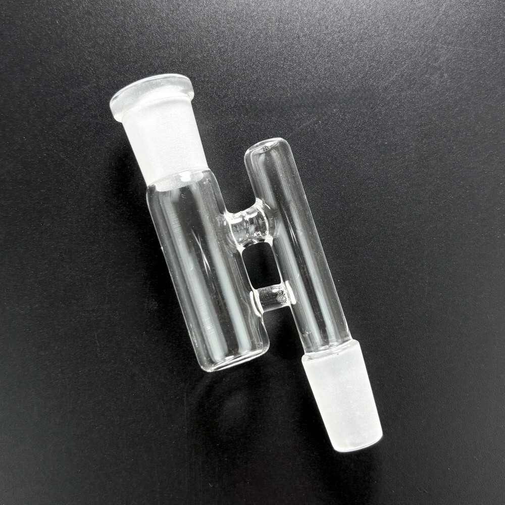 MINI 2pcs 14mm Glass Dry Ash Catcher 2.7in Reclaimer For Glass Bong Water Pipe