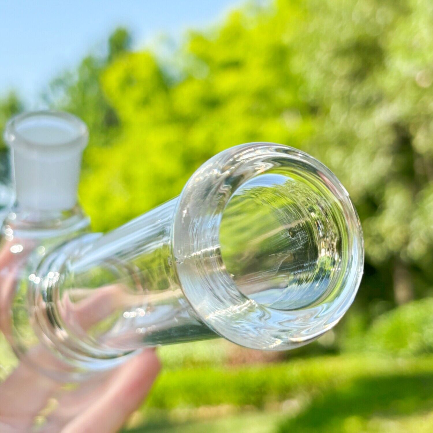 Thick 8 » Clear Glass Bong Water Pipe Smoking Hookah Pyrex Shisha Beaker Bubbler