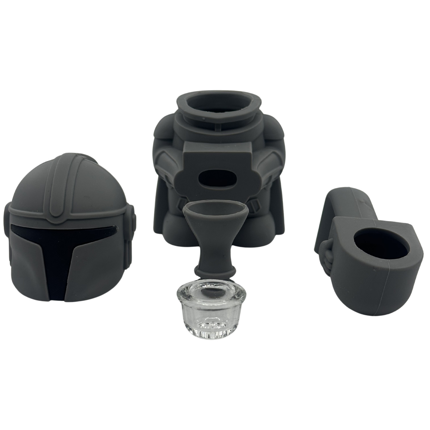 5&Prime; Silicone Collectible Hookah Smoking Hand Pipe Bong w/ Bowl