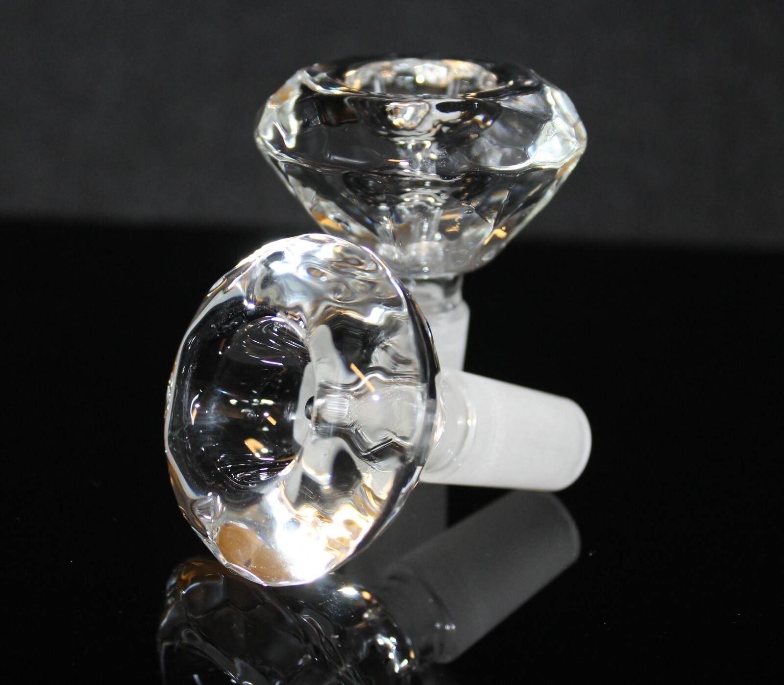 14mm WIDE DIAMOND Slide bowl Tobacco smoking glass slide bowl 14 mm
