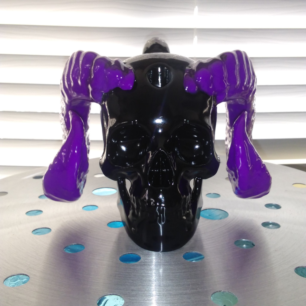 Skull Bong Bubbler Water Pipe