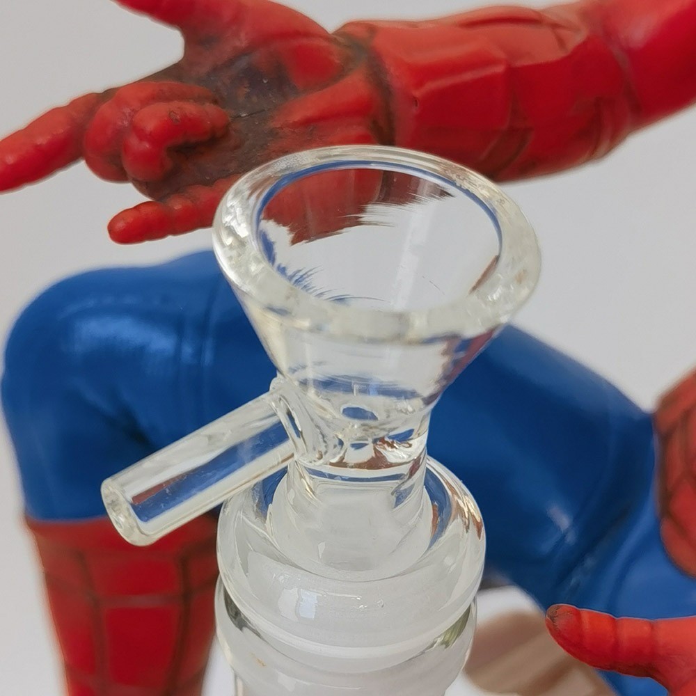 10.24&Prime; Silicone Water Pipe Spider Hookah Glass Bong Smoking Pipes W/ 14mm Bowl