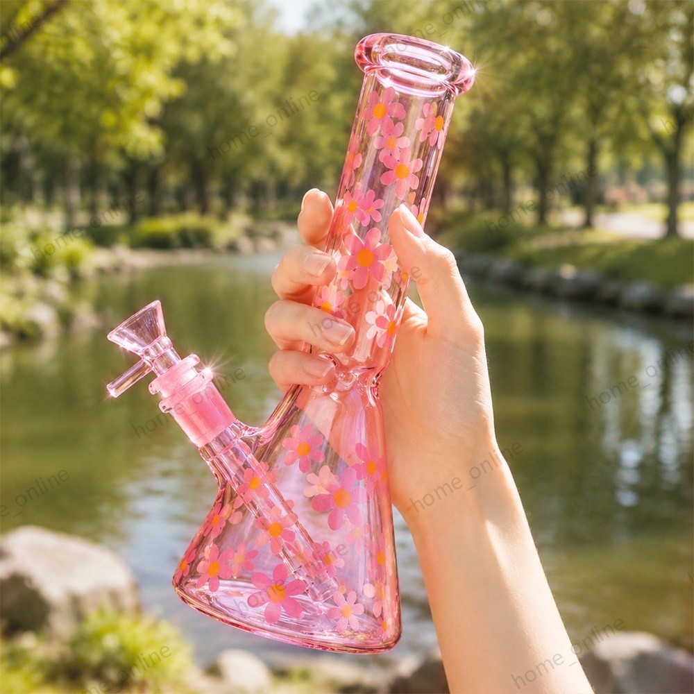 10&Prime; Heavy Duty Glass Beaker Bong Water Smoking Tobacco Pipe 14MM Bowl 2026