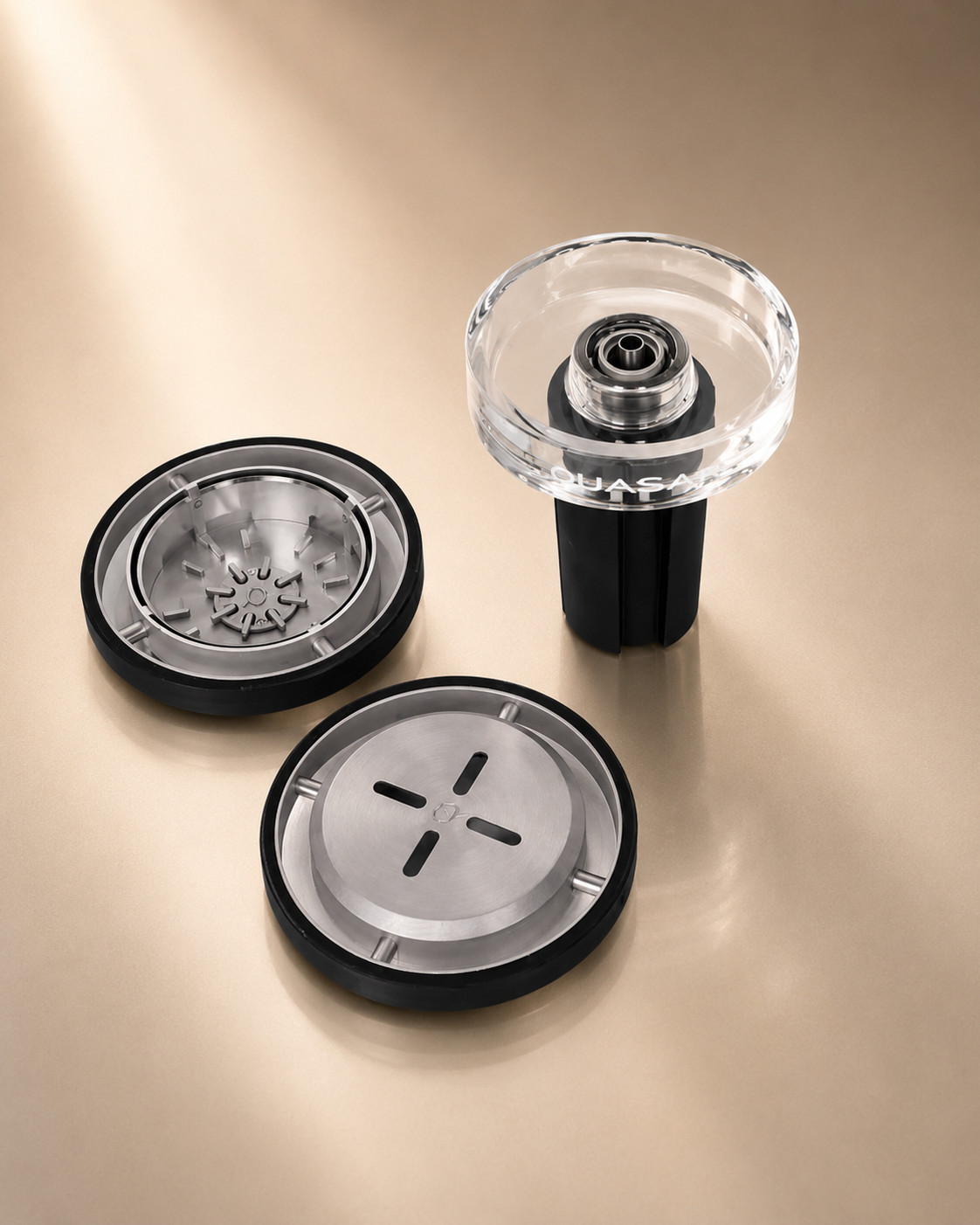 Quasar Raas 2 Shisha Bowl Premium Hybrid Glass & Aluminum Heat Management Device