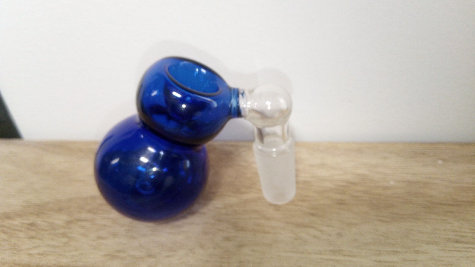 14 mm Dry Ash Catcher 45 degree Blue 3 Inches Tobacco Water Pipe Filtration