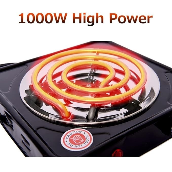 B.Y.O Hookah Charcoal Burner Hot Plate – 1000W Single Coil | White | Free Shipp