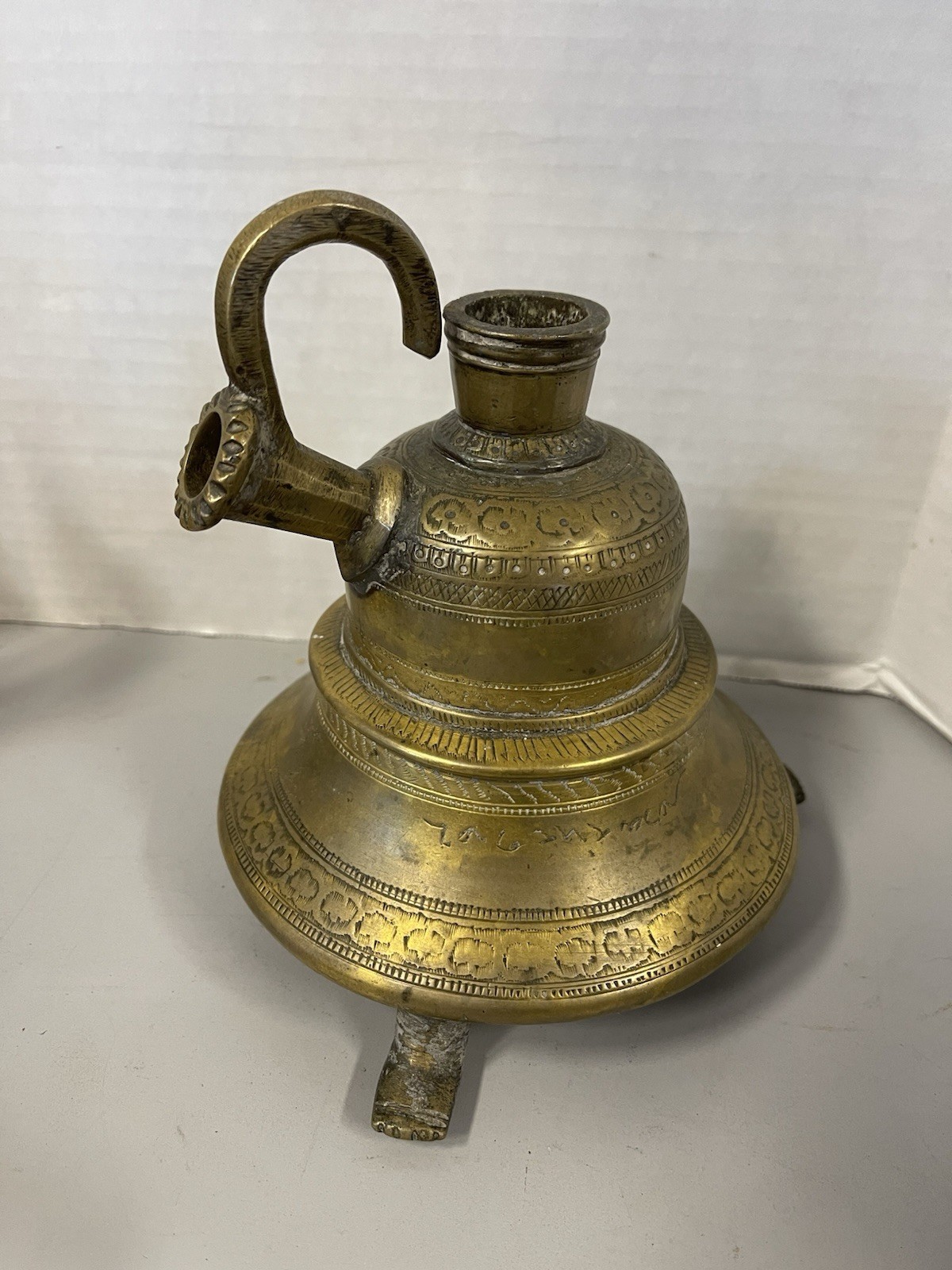 Heavy Antique Hookah Base Solid Brass