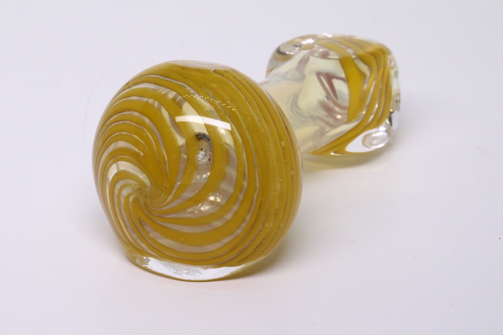 SMOKING MINI HITTER HEAVY 3” HAND PIPE BLOWN GLASS POCKET PIPA BOWL USA TOBACCO
