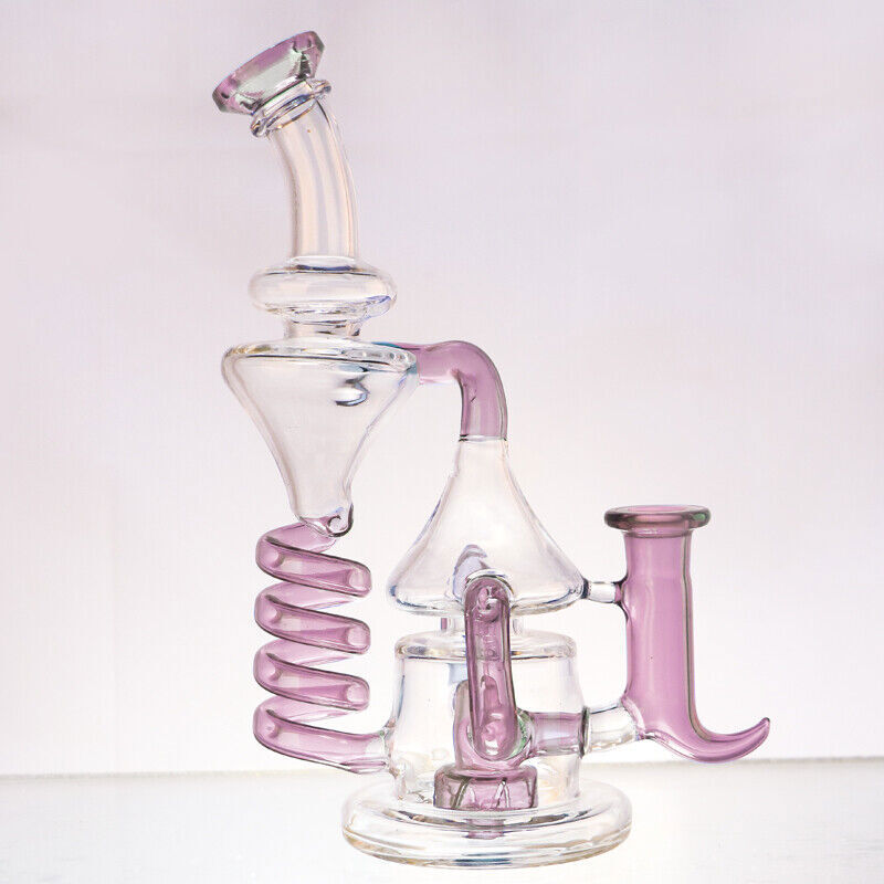 NEW Tornado Hookah Percolator Smoking Pyrex Glass Water Pipe Bong Bubbler W/Bowl