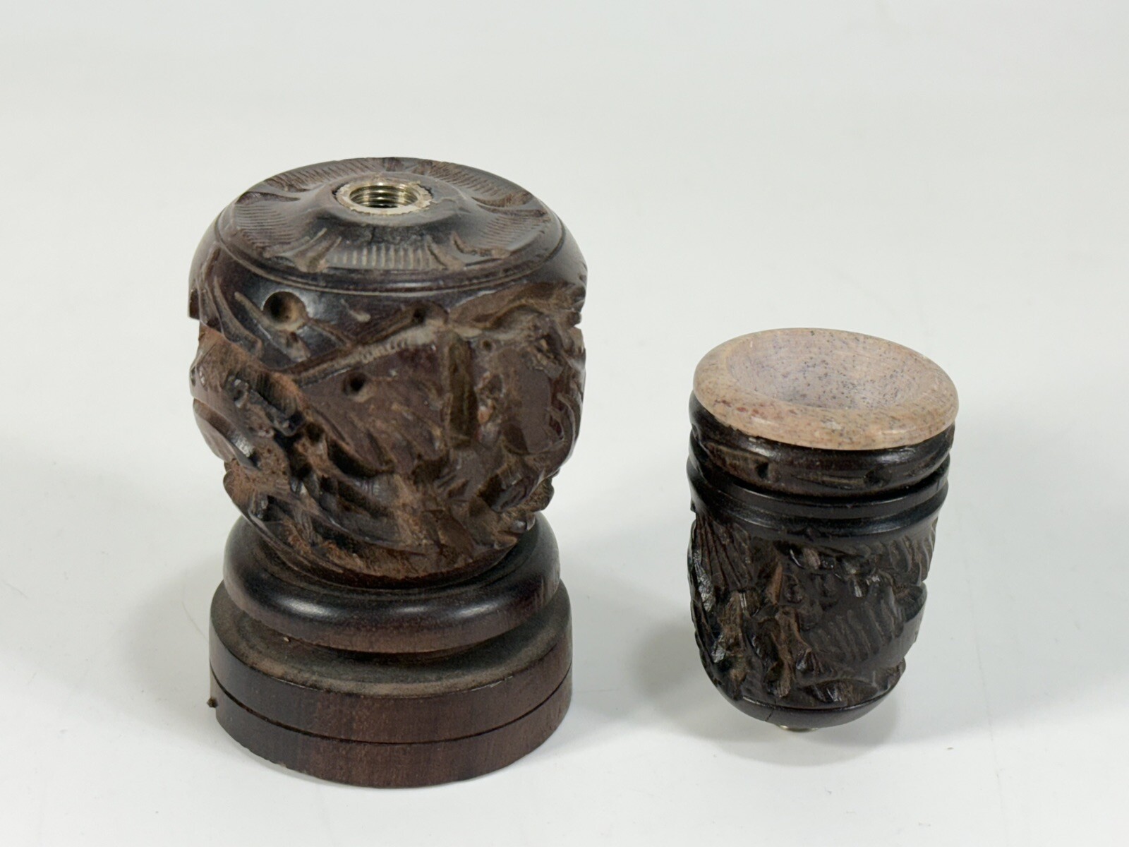12in Handmade Traditional Indian Multi-Piece Smoking Pipe ~ Display Piece