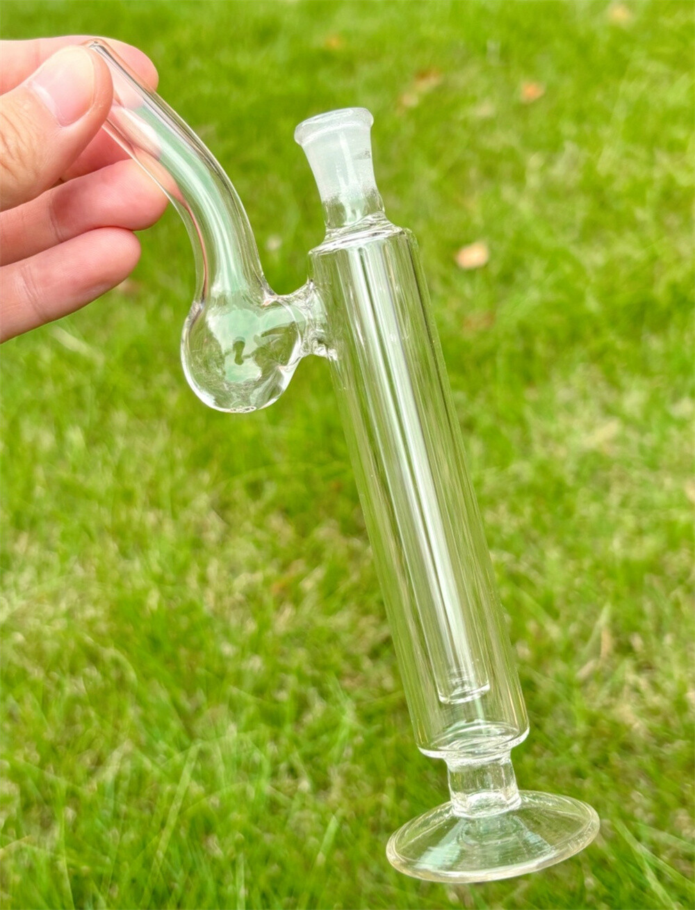 NEW 6.7&Prime; Clear Glass Hookah Bong Pyrex Test Tube Smoking Water Pipe Shisha Bowl