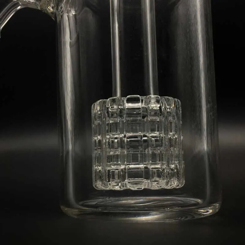 4.7&Prime; Matrix Glass Ash Catcher 14mm 90° Pyrex for Smoking Bong Bubbler &14mm Bowl