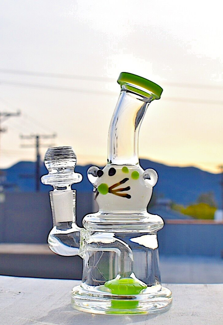 6&Prime; Mini Glass Water Pipe Bong w/ Percolator Hookah Bubbler Free Shipping