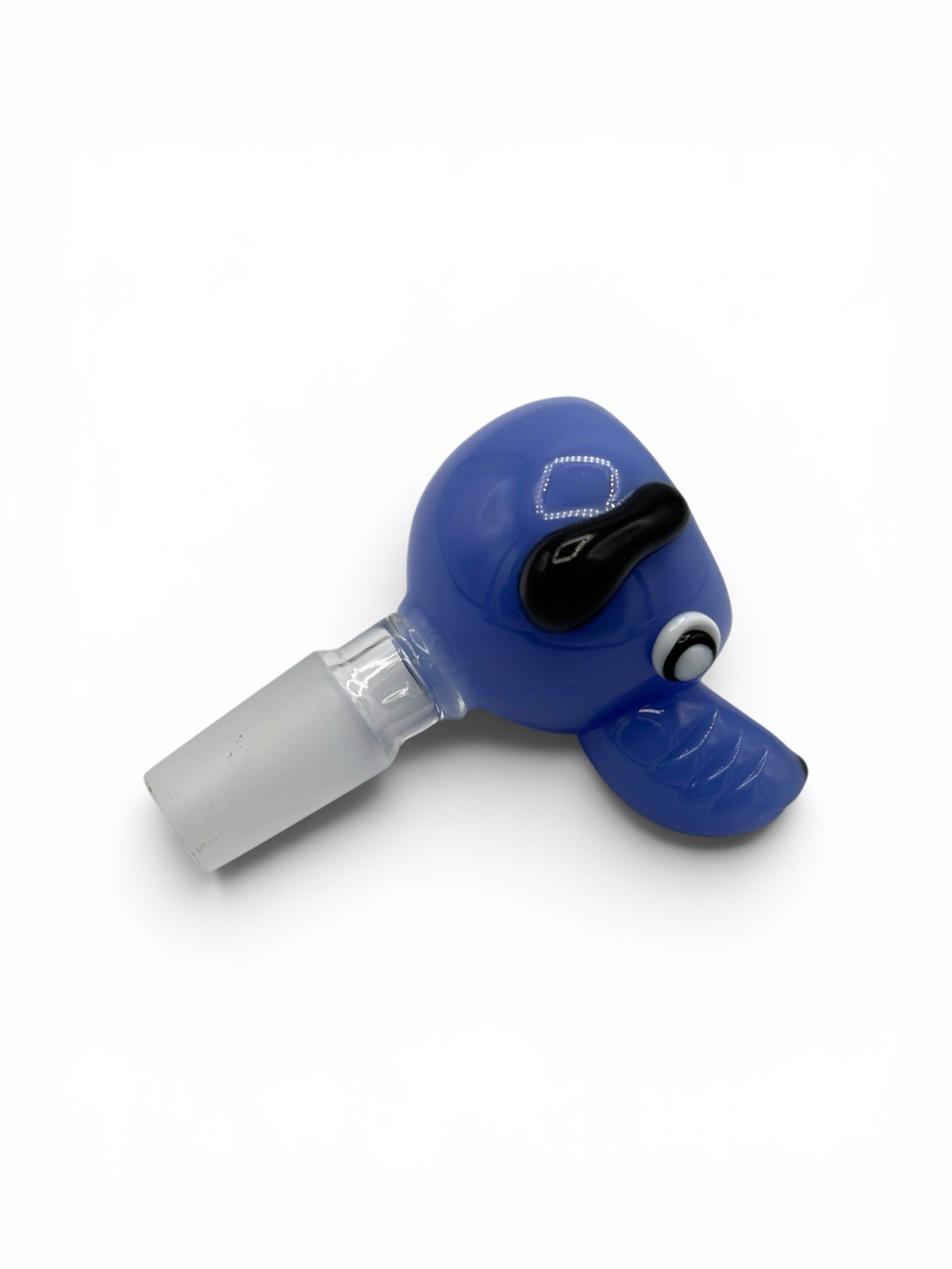 14mm Glass Bowl Slide Male Bong Bowl Water Pipe Piece – Blue Dog