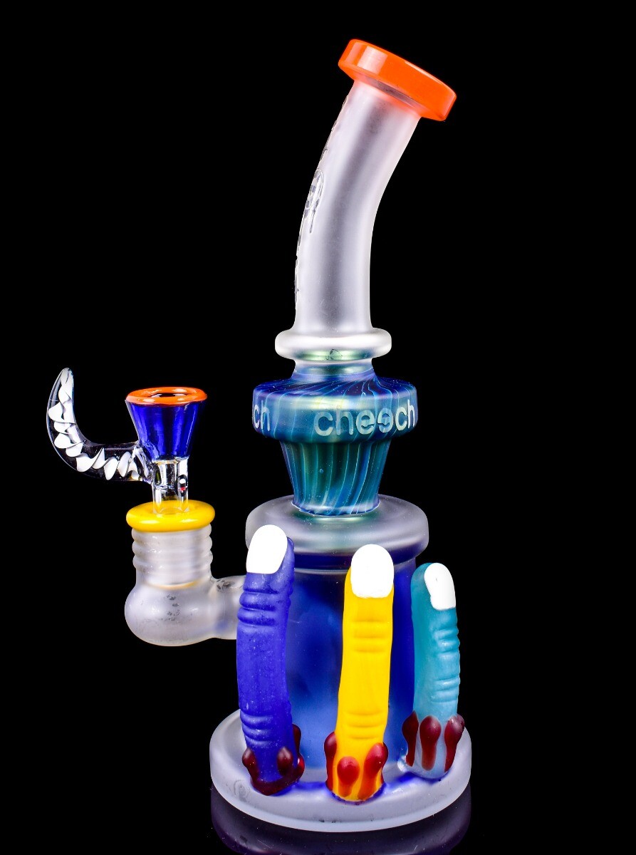 THICK 10&Prime; Cheech Glass ™ MONSTER Bong ALIEN Glass Water Pipe HOOKAH Pipe *USA*
