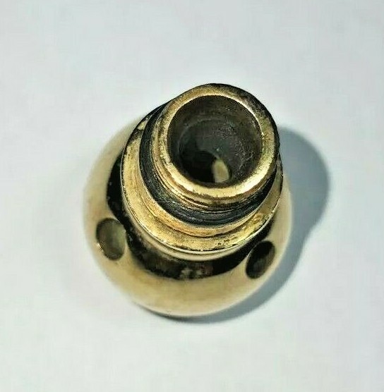Complete Connector Stem Pressure Release Air Valve Stopper for Mya Hookah, Gold