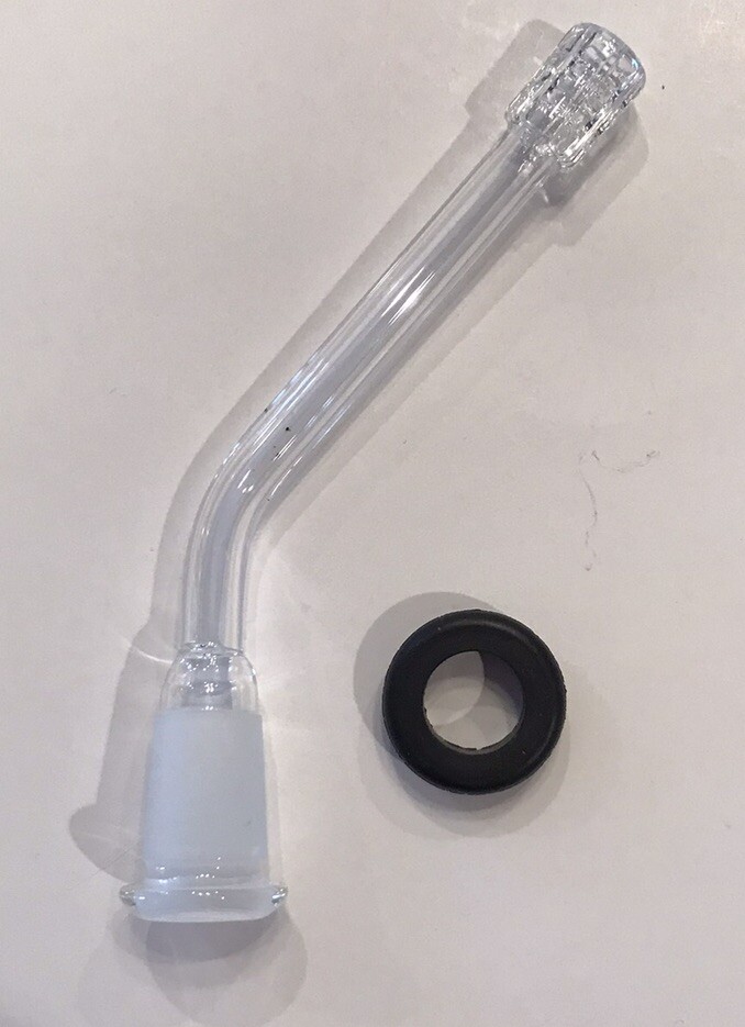 5”Inch Downstem Matrix Perc Curved Glass 45 Degree Bent 19/14mm Grommet