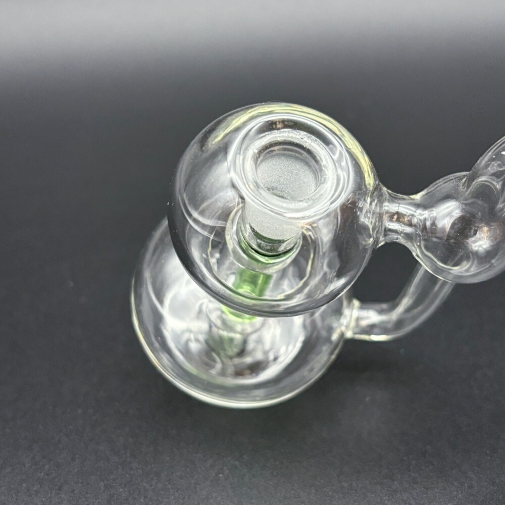 Mini 3.7&Prime; Glass Hookah Bong Gourd Ball Pyrex Smoking Water Pipe W/10mm Bowl